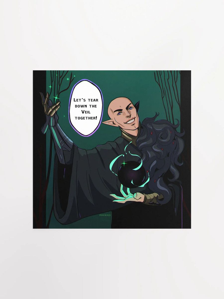 "Let's tear down the veil together!" Poster product image (1)