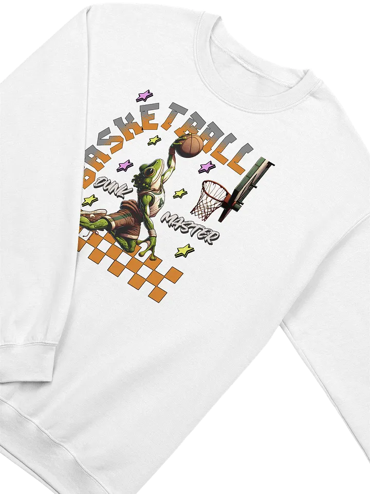 Basketball Dunk Master Frog Crewneck Sweatshirt product image (16)