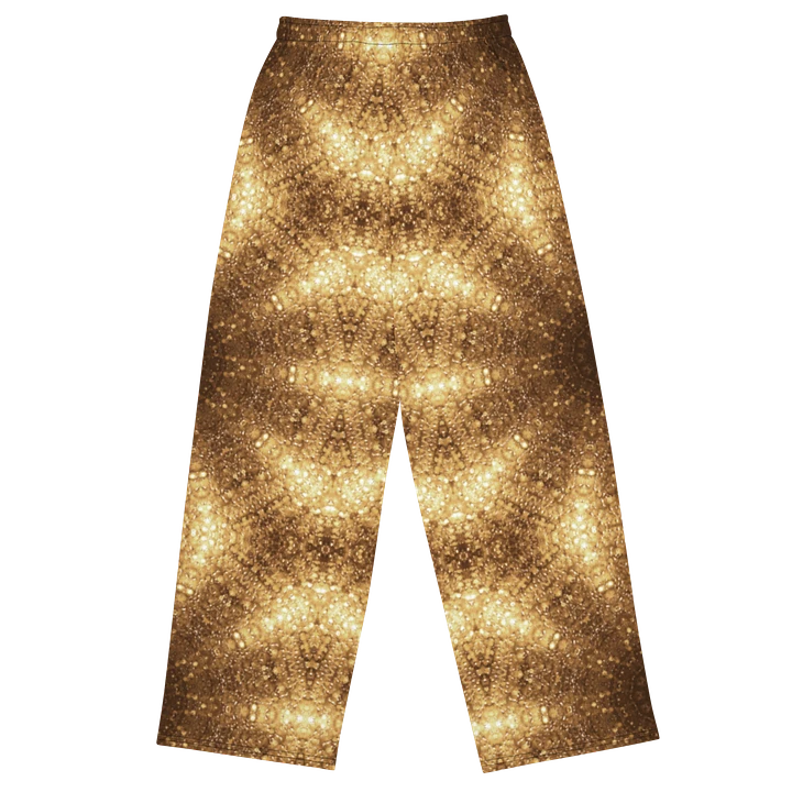Gold Disco Kaleidoscope Wideleg Pants product image (1)