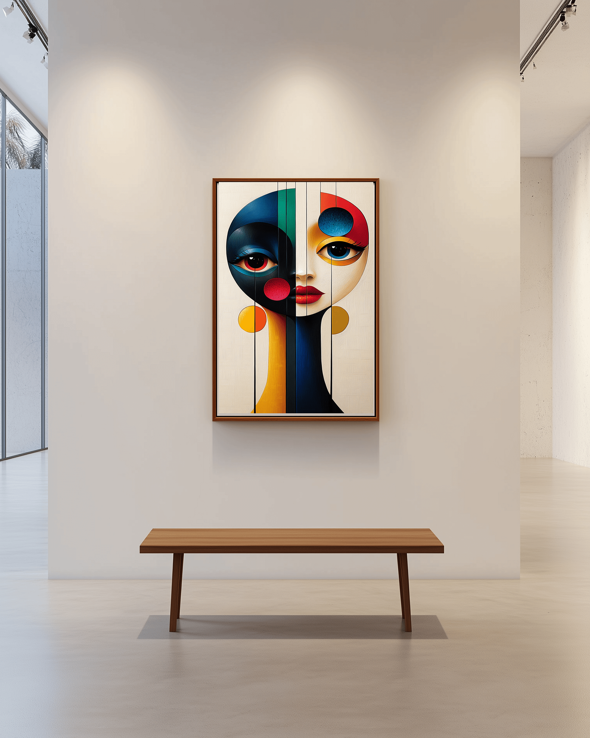 Abstract Persona Framed Matte Wall Art Canvas product image (3)