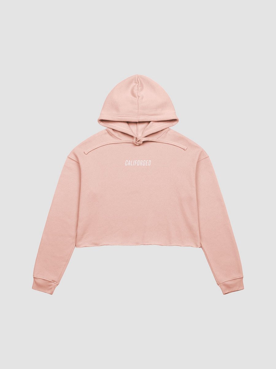 FORGED Crop Hoodie Peach product image (1)