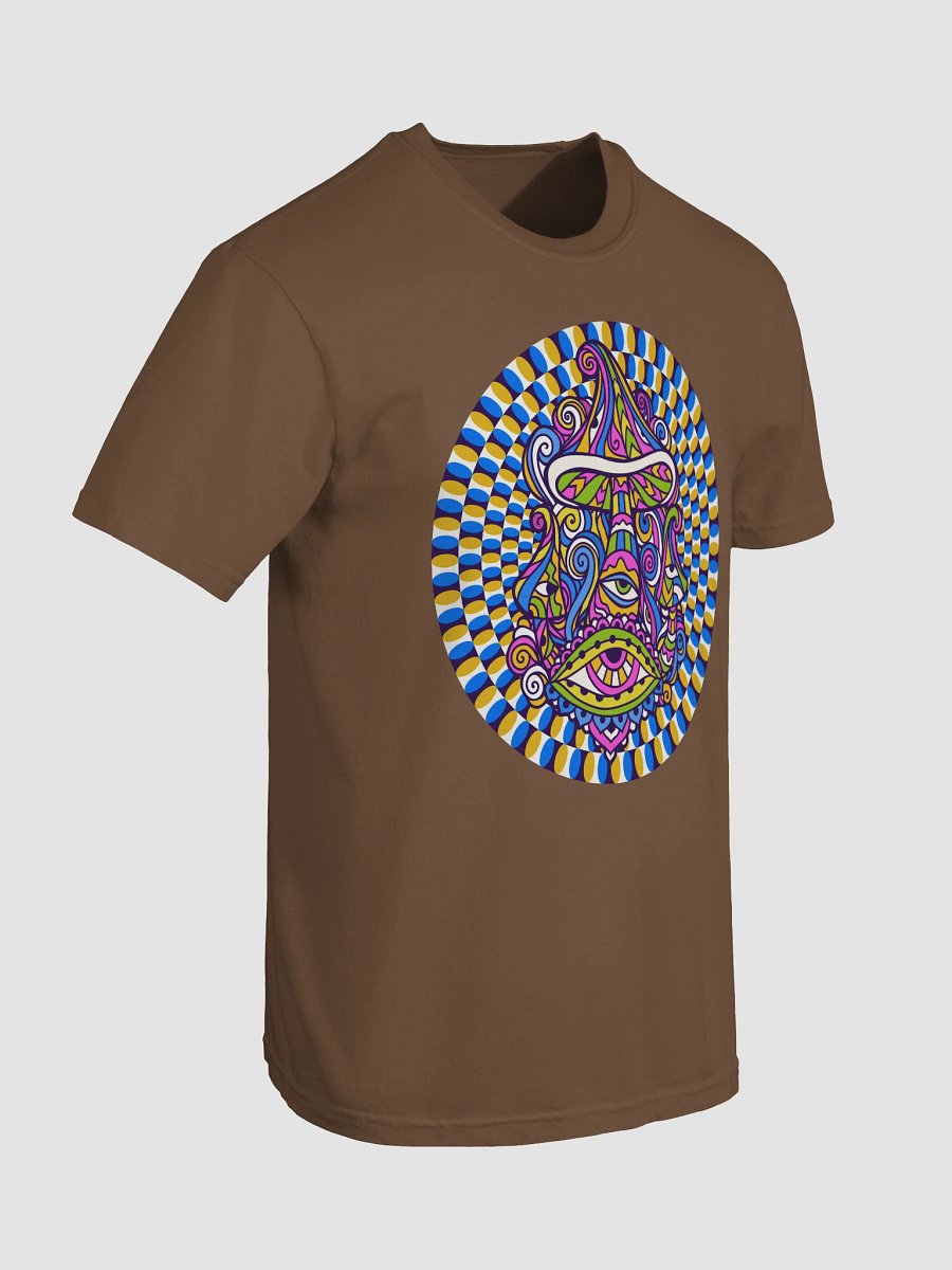 Psychedelic Mushroom Swirl Confort Color 1717 T-Shirt product image (58)