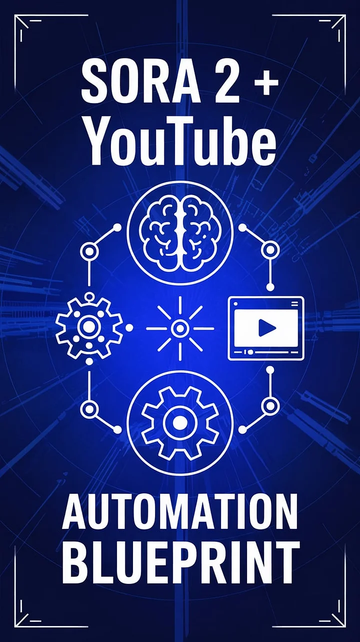 Sora 2 AI Video Generator to YouTube Automation Blueprint! product image (1)