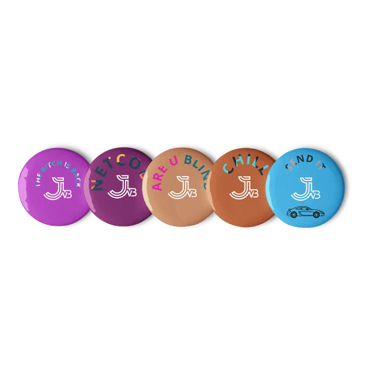 Retro JVB Pin Button Set product image (3)