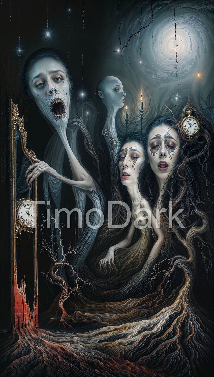 Twisted Time Phone Wallpaper product image (1)