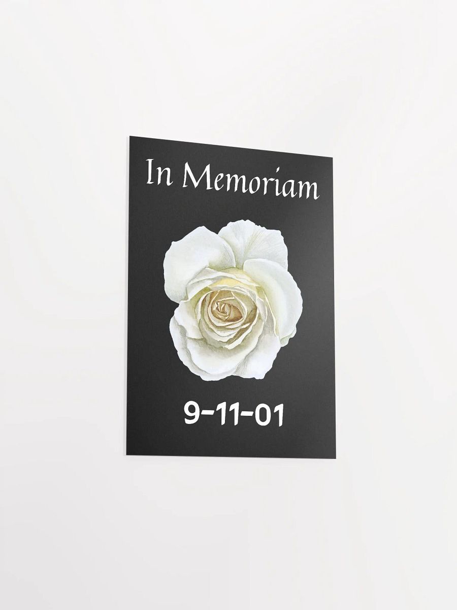 In Memoriam 9/11 Tribute Poster product image (3)