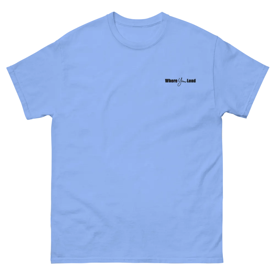 Where you Lead Embroidered Cotton Tee product image (2)