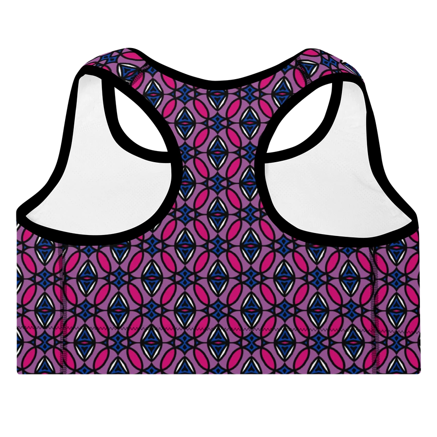 Bi Abstract (1) - Padded Sports Bra product image (4)