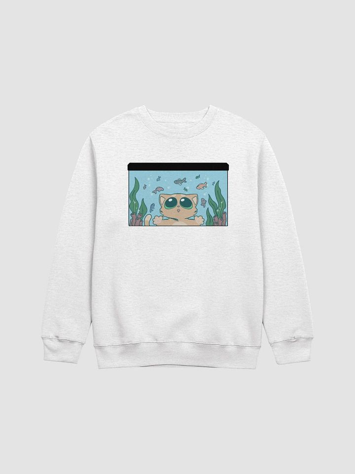 Fishing Feline Unisex Crewneck Sweatshirt product image (2)