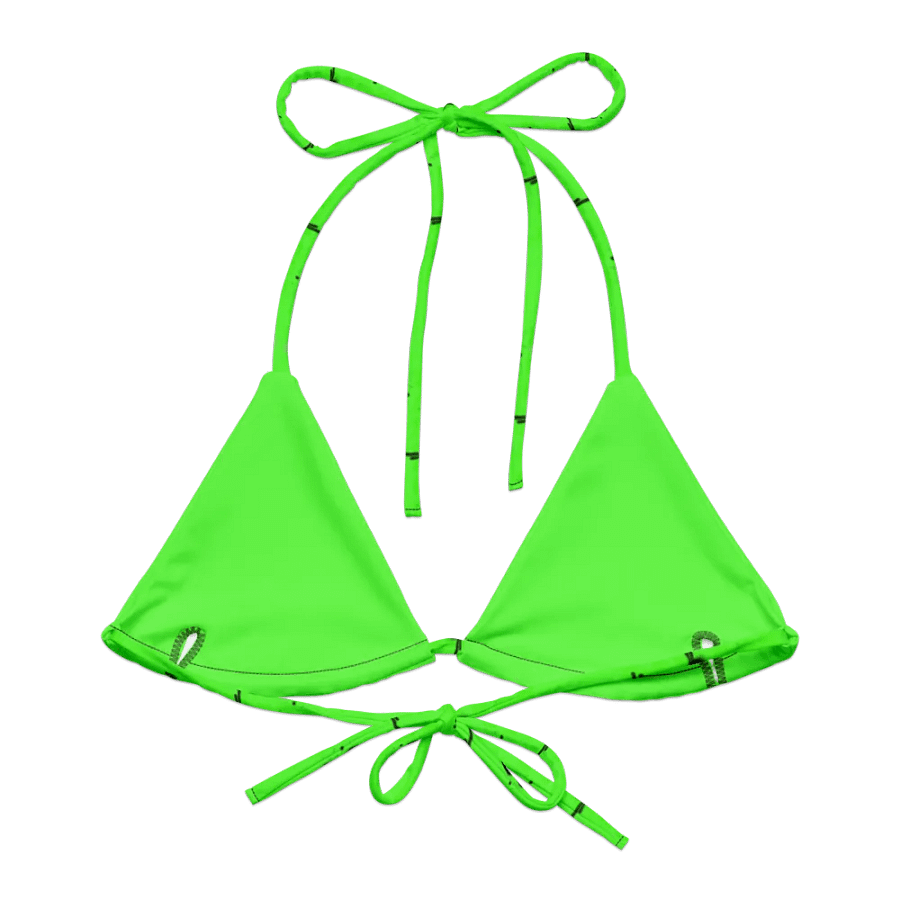 Graffiti Glam String Bikini Top product image (2)