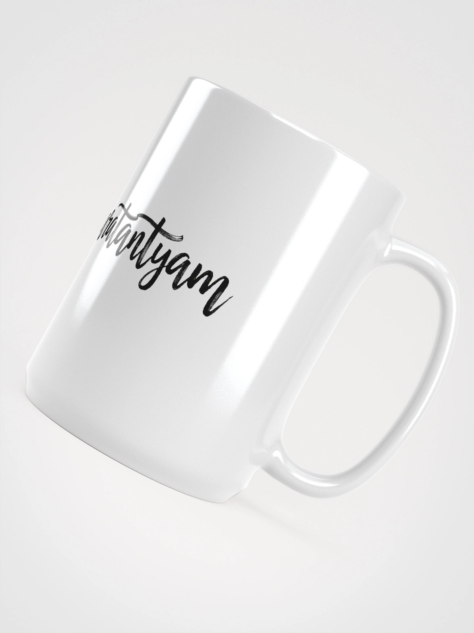 Elegant Bharatanatyam Dance | Traditional Indian Art Glossy Mug product image (4)