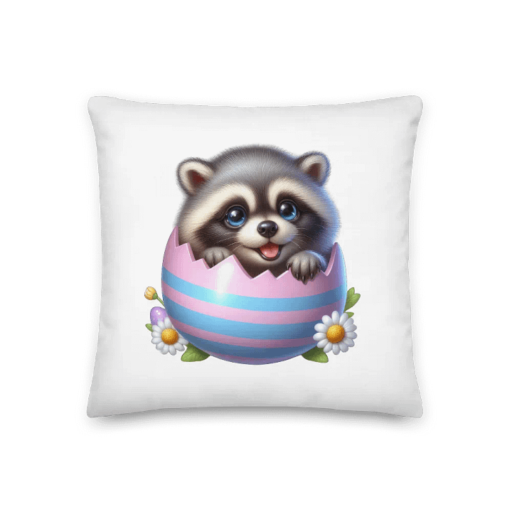 Raccoon Easter Egg - Pillow product image (1)