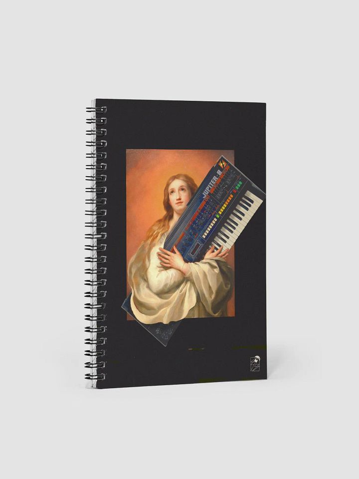 The Inmaculate Jupiter Conception by Frank Fonik, EDM Techno Spiral Notebook product image (1)