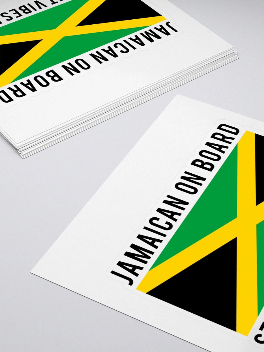 JAMAICAN ON BOARD STICKER product image (4)