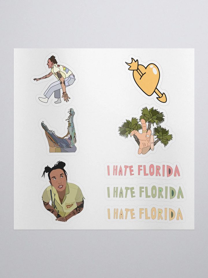 I Hate Florida Sticker Sheet product image (1)