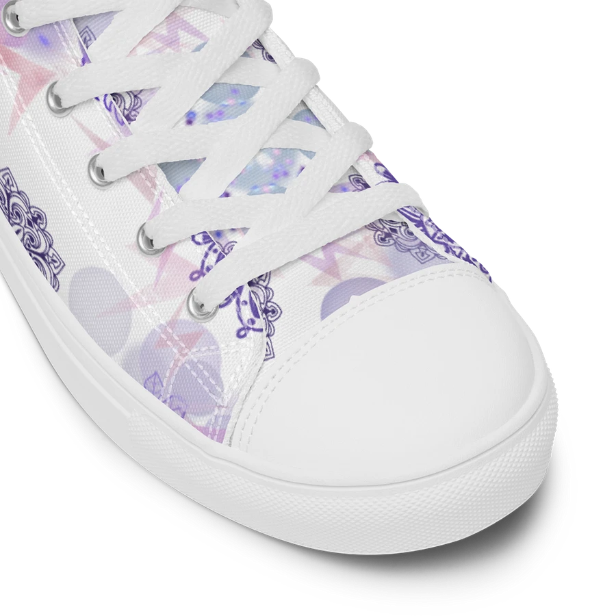 Lilac Mandala Lace Up Womens Shoes product image (33)