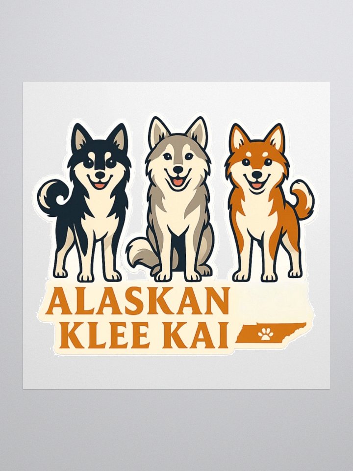 Klee Kai Crew Sticker product image (2)