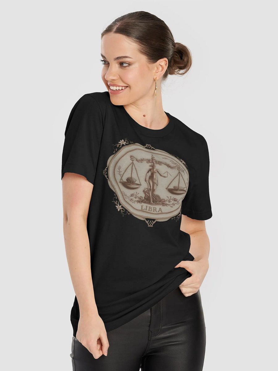 Unisex Libra Zodiac T-Shirt - Classic Scales Design, Astrology Gift product image (1)