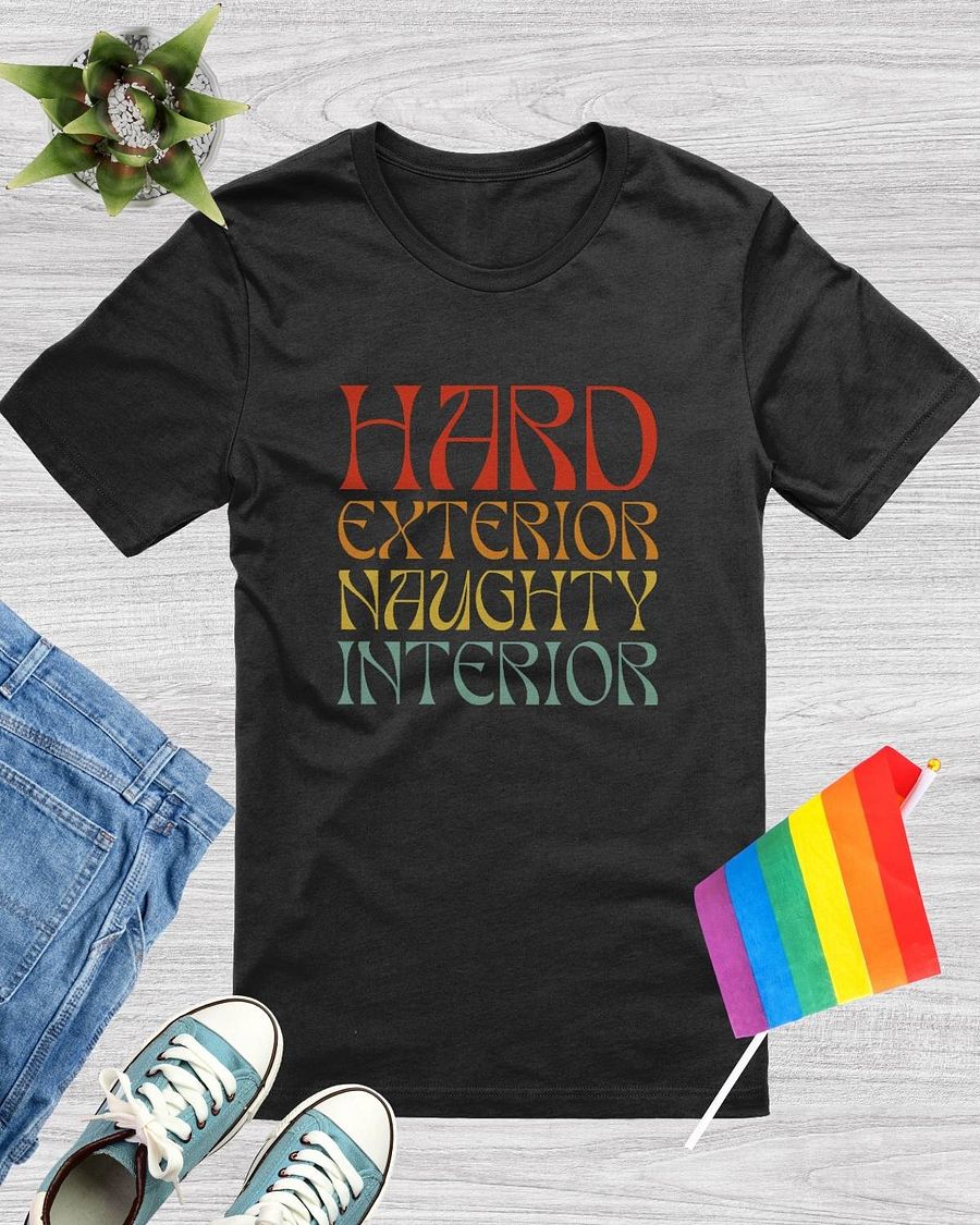 Hard Exterior Naughty Interior T-Shirt product image (1)