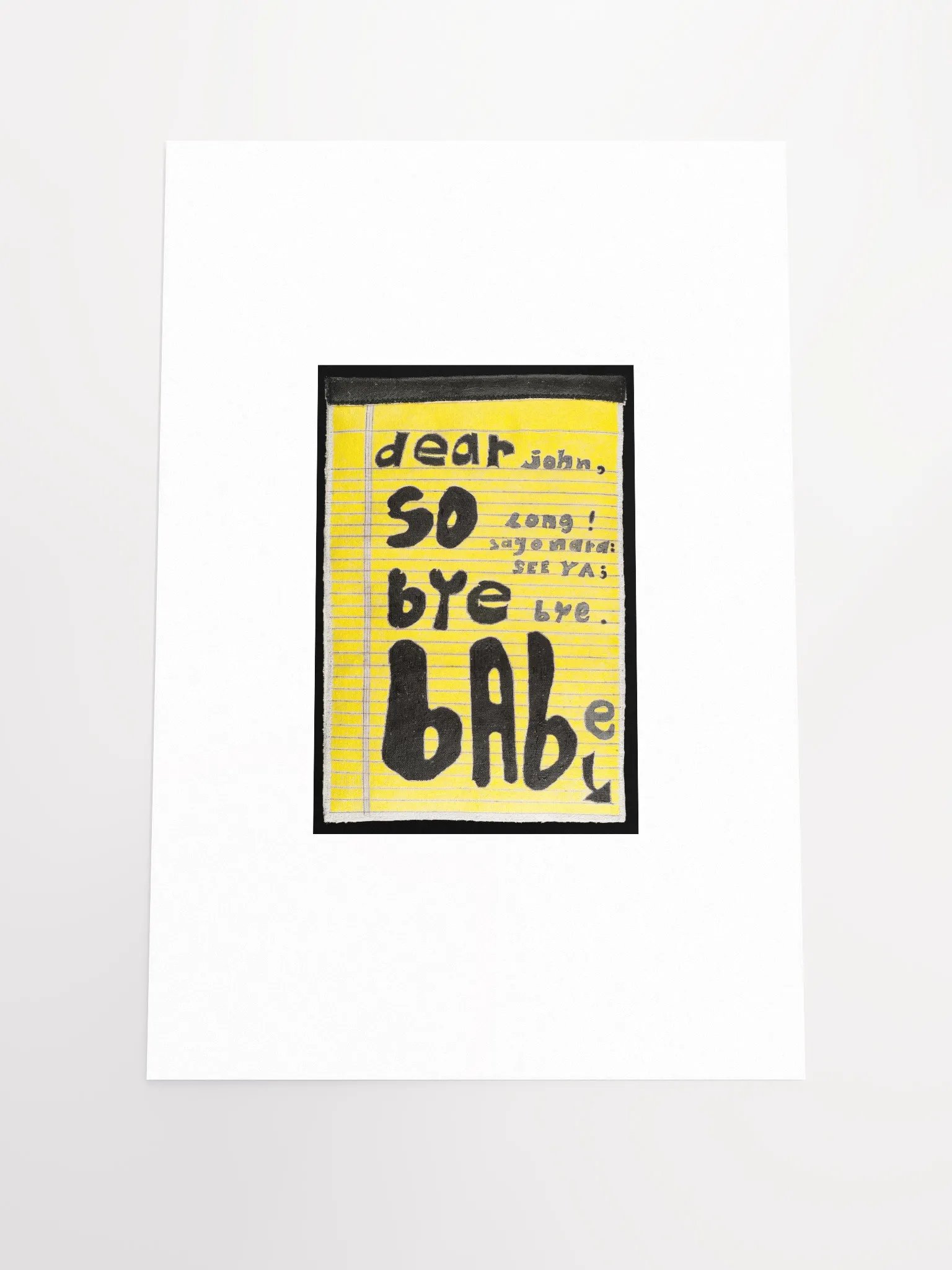 Dear John Print product image (2)