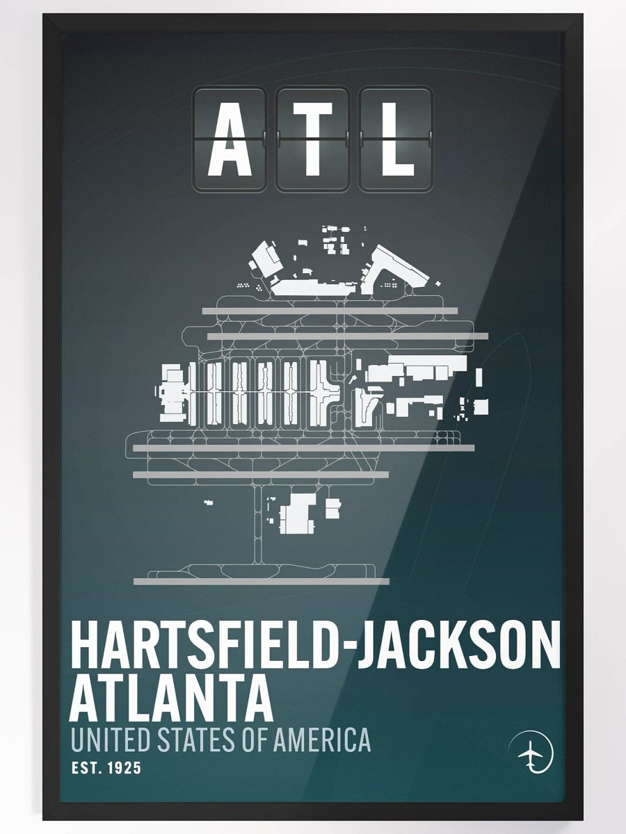 Atlanta ATL Poster (Framed) product image (4)
