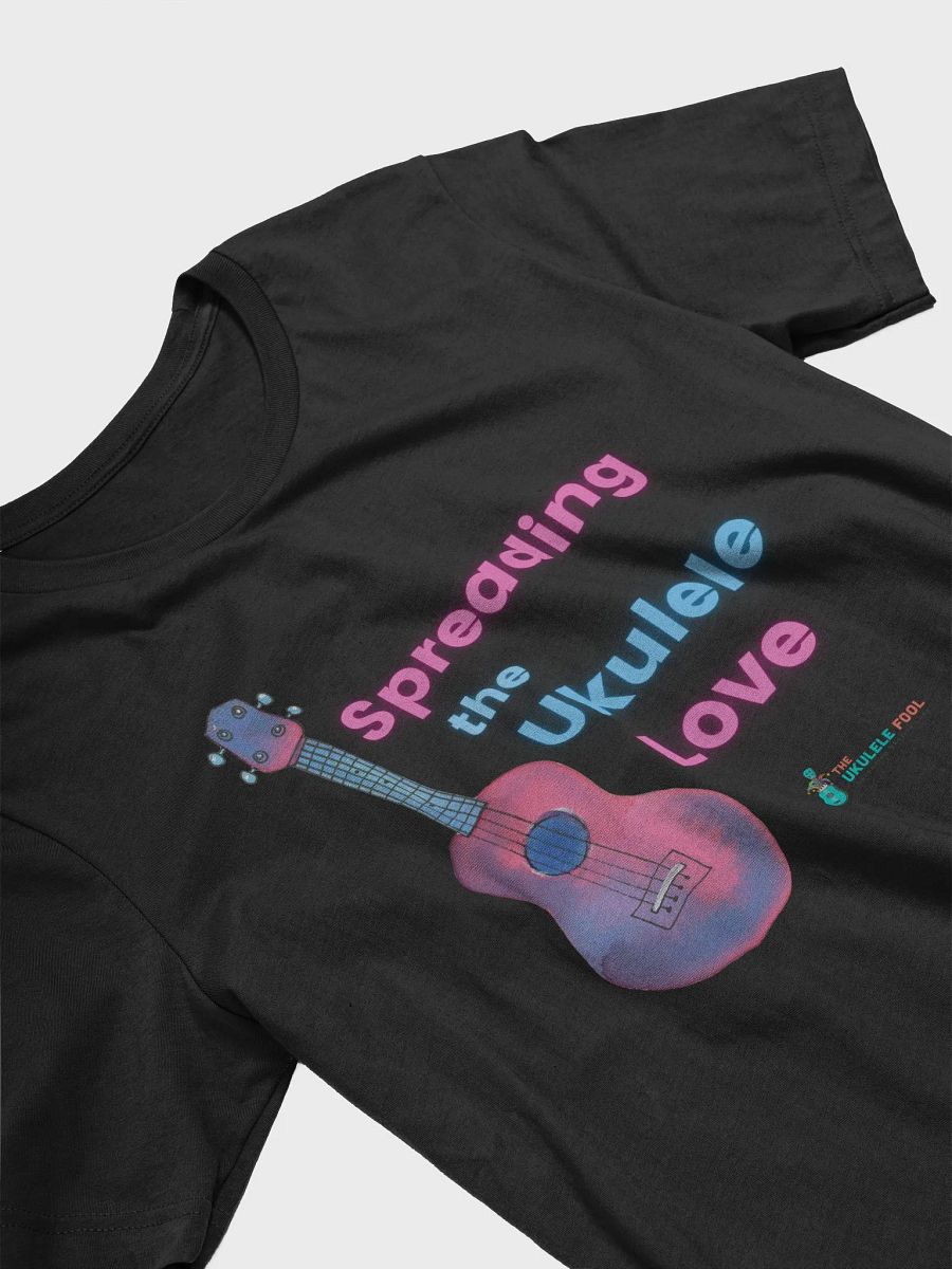 Pink and Blue Spreading the Ukulele Love T-shirt product image (3)
