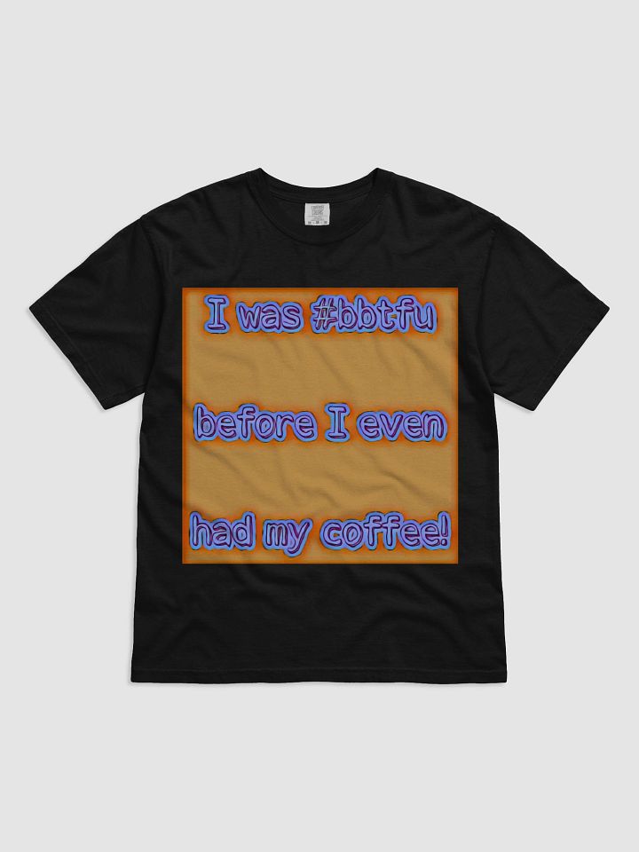 #bbtfu coffee tee (orange) product image (1)