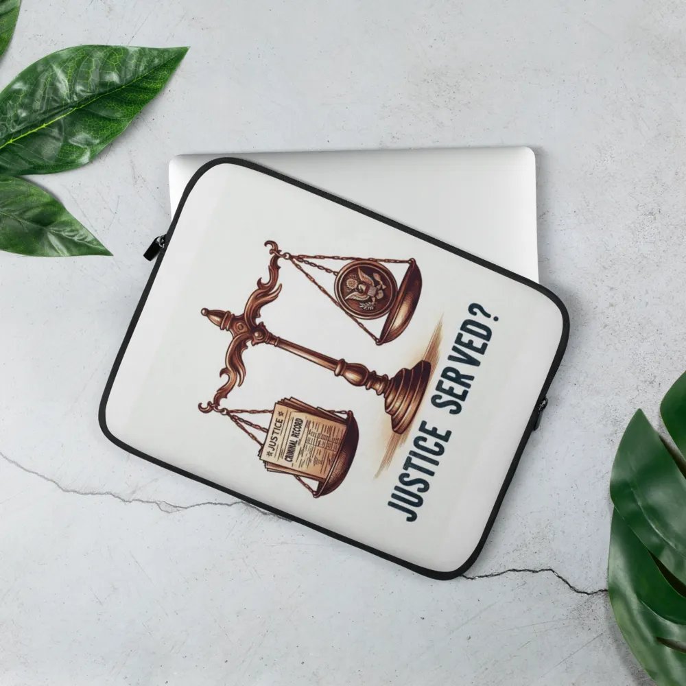 Justice Served? Laptop Sleeve product image (1)