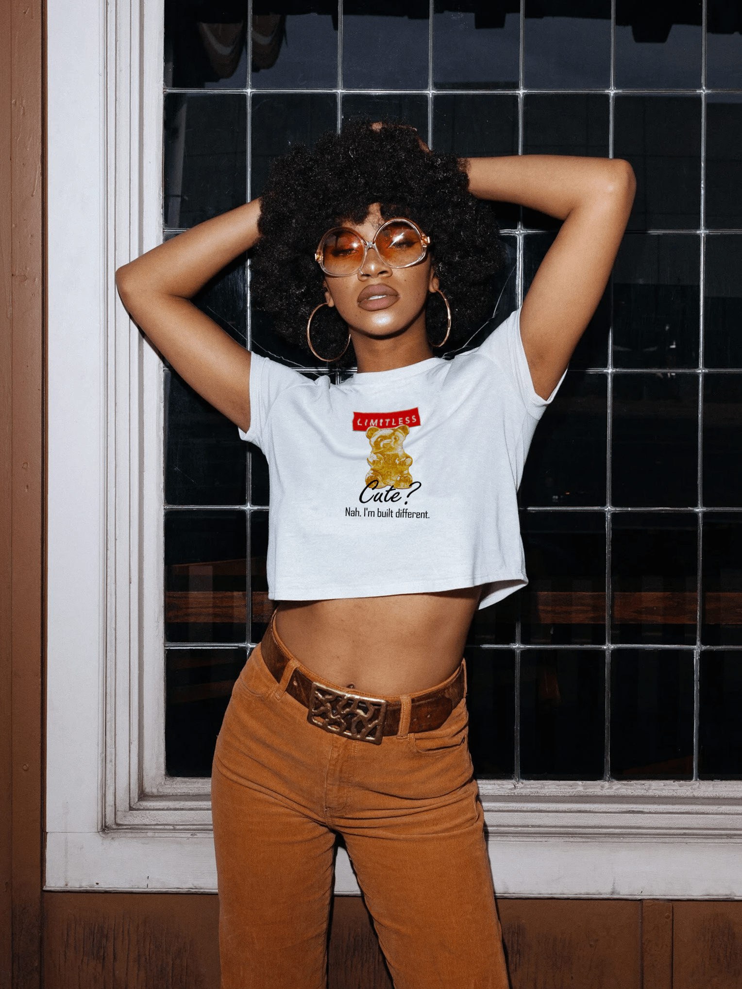 Built Different Crop Top – Women product image (1)