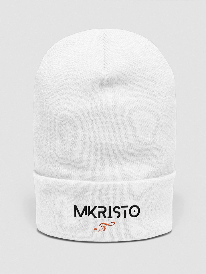 Mkristo white beanie product image (1)