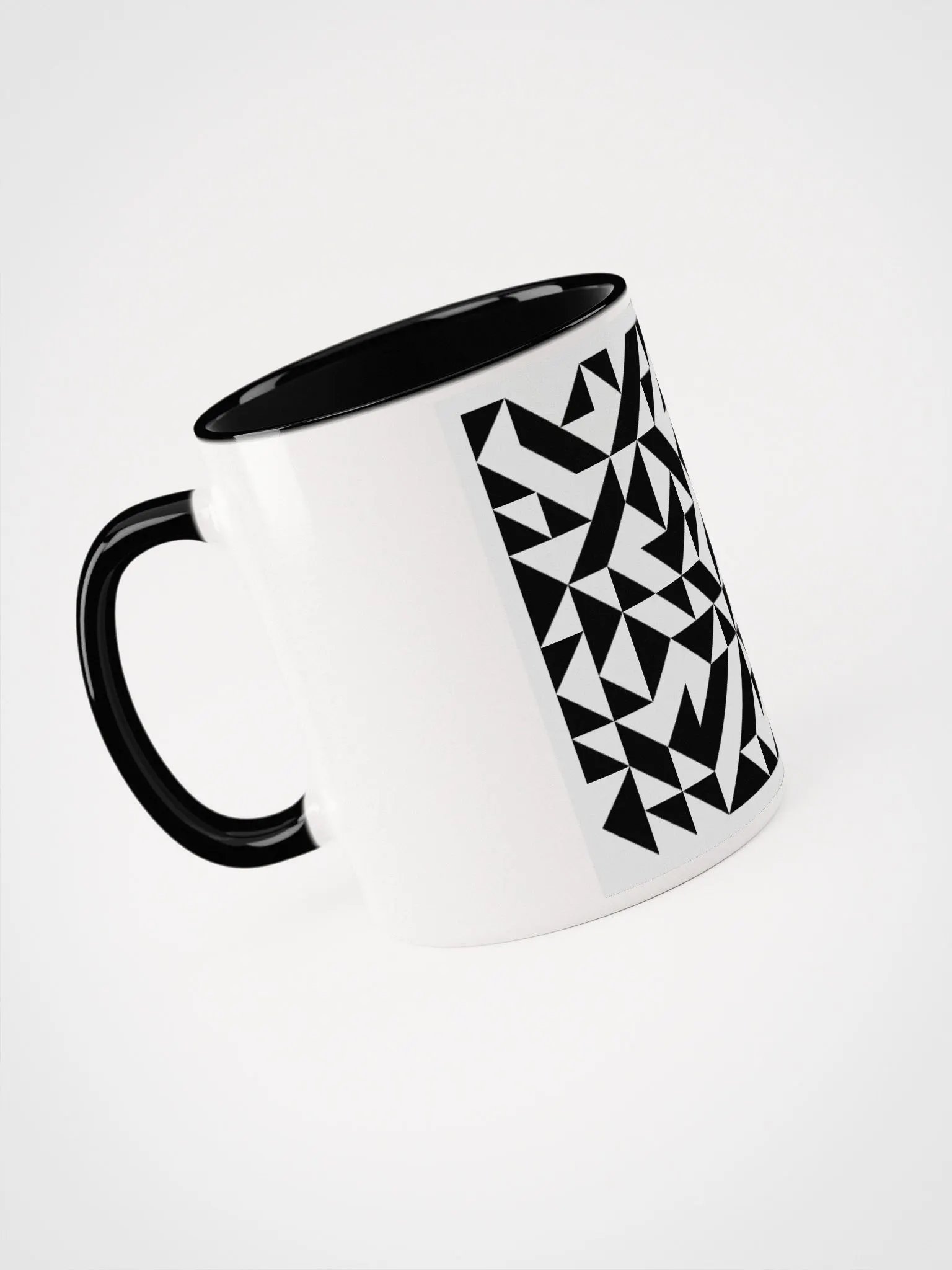 Abstract Geometric Harmony Ceramic Mug product image (3)