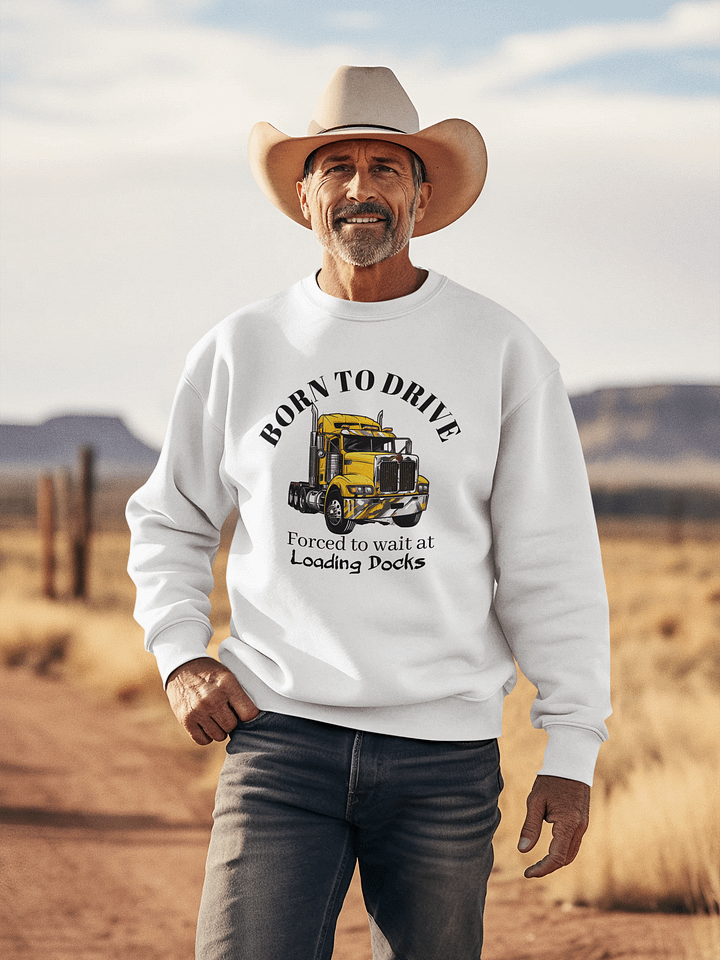 Chrome Dreams Yellow Semi-Truck Sweatshirt product image (1)