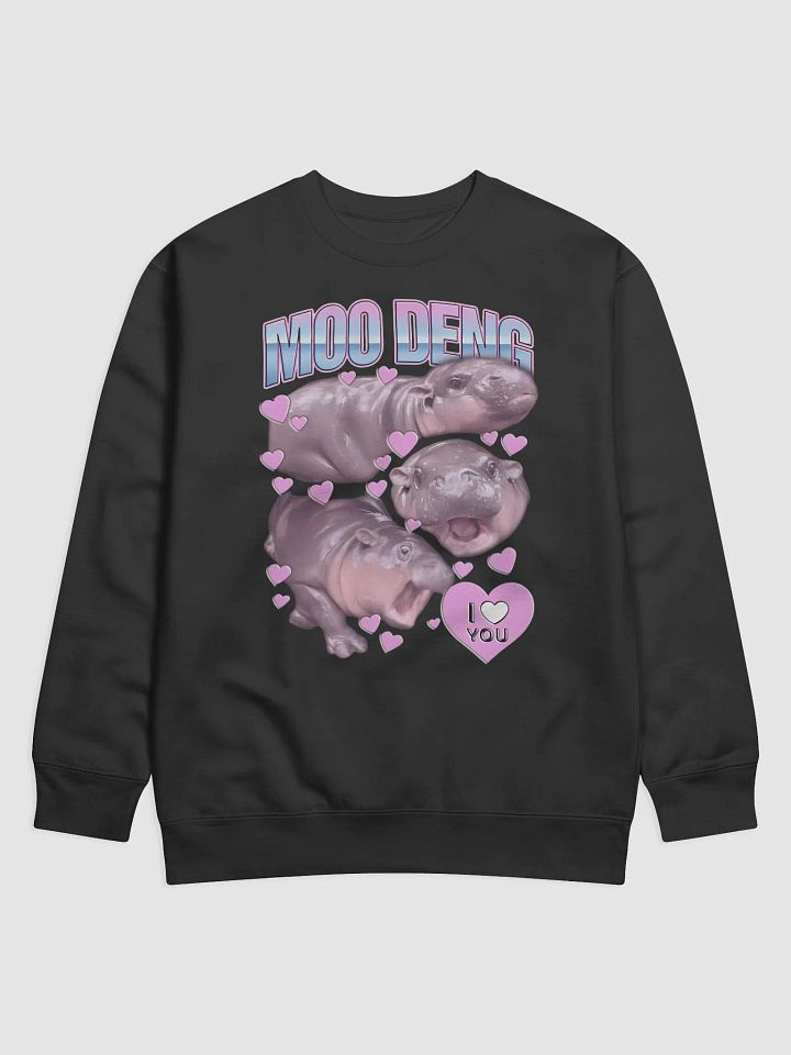 Moo Deng Unisex Sweatshirt product image (1)