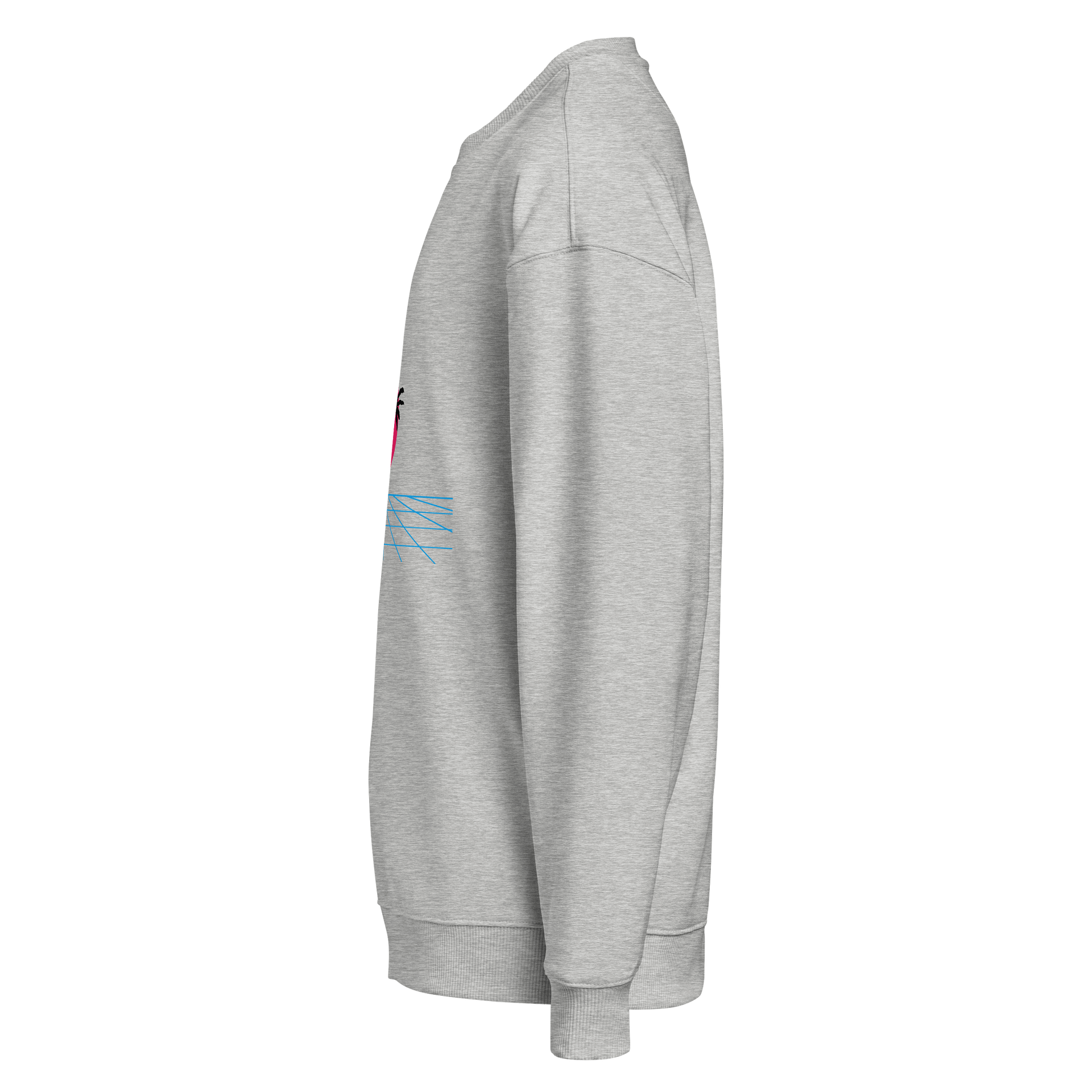 Retro Sunset Grid Organic Sweatshirt product image (3)