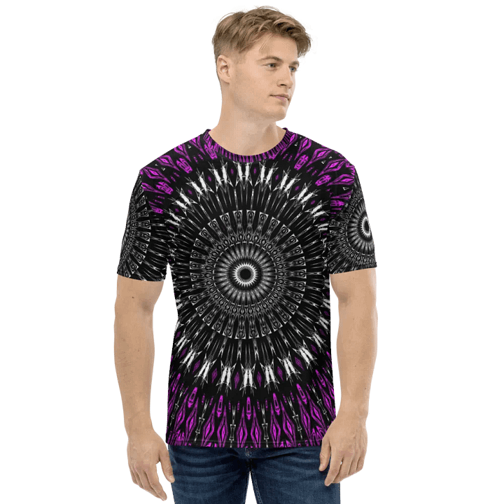 Abstract Mandala Men's Crew Neck T Shirt product image (1)