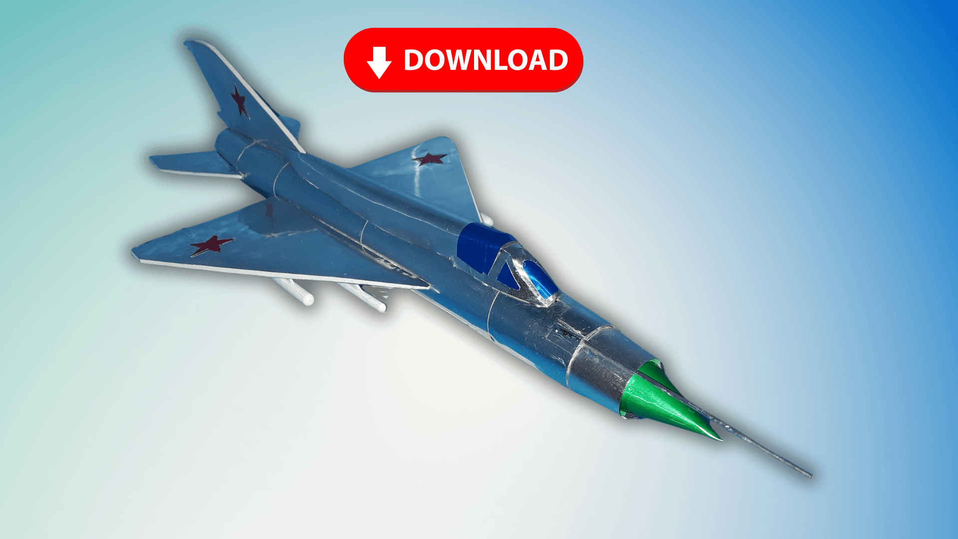 Soda Can MiG 21 Fishbed DIGITAL Plans product image (1)