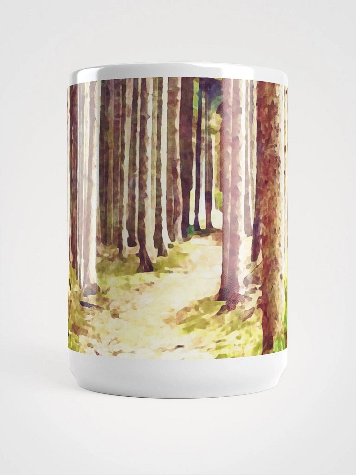 Abstract Graphic | White Coffee Mug | Invitation Treescape product image (2)