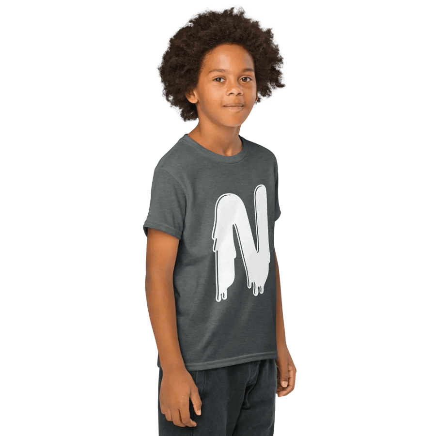 Melting Alphabet | Letter N | Youth Sports Tee product image (20)