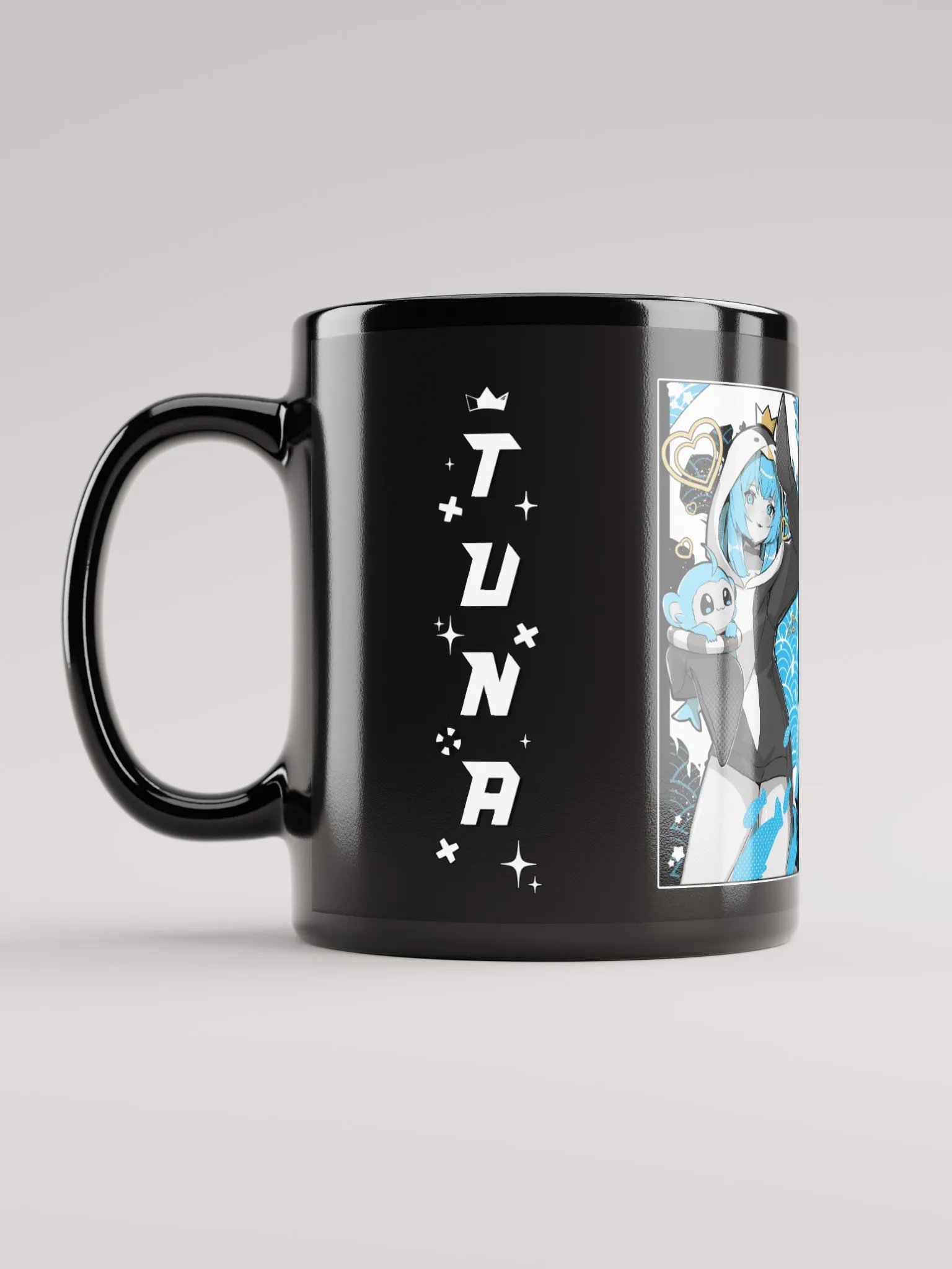 Black & Blue Coffee Mug - Black product image (6)