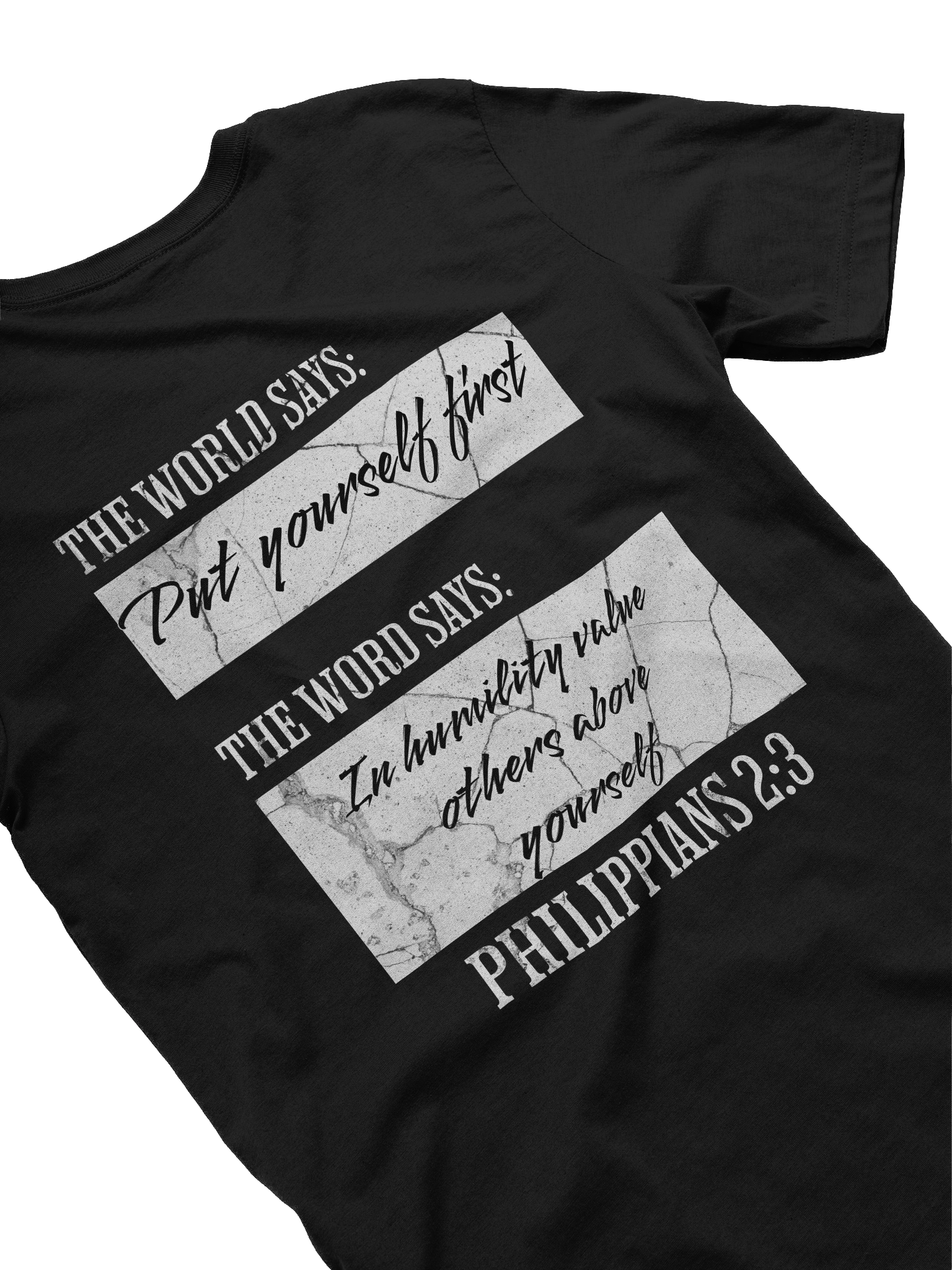 YHWH - Word vs World Slim Fit T shirt "Humility" product image (1)