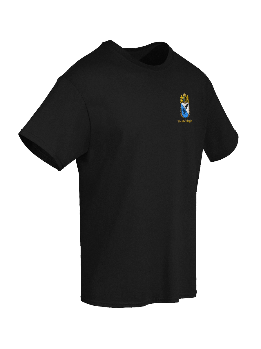 Black Eagles embroidered t-shirt product image (36)