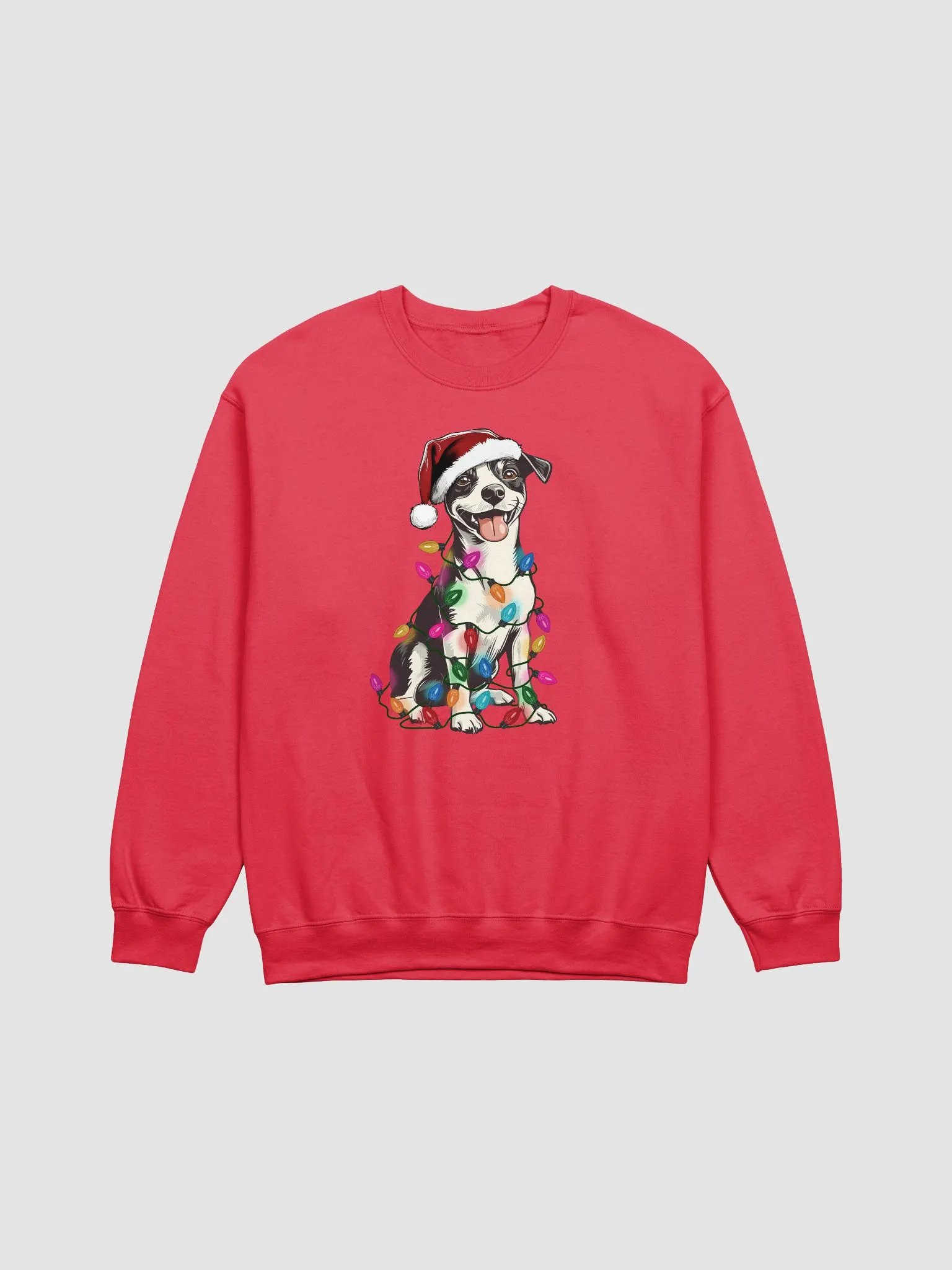 Funny Jack Russell Terrier(Black & White JRT) Christmas Sweatshirt product image (22)