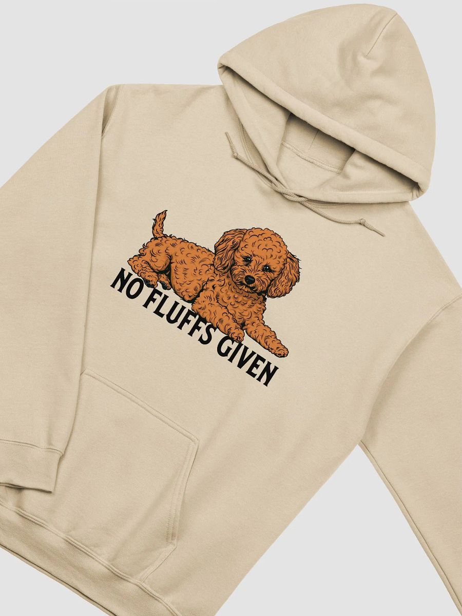 No Fluffs Given Hooded Sweatshirt of a Toy Poodle(Orange) | Funny Hoodie for Poodle Paw-rents product image (23)