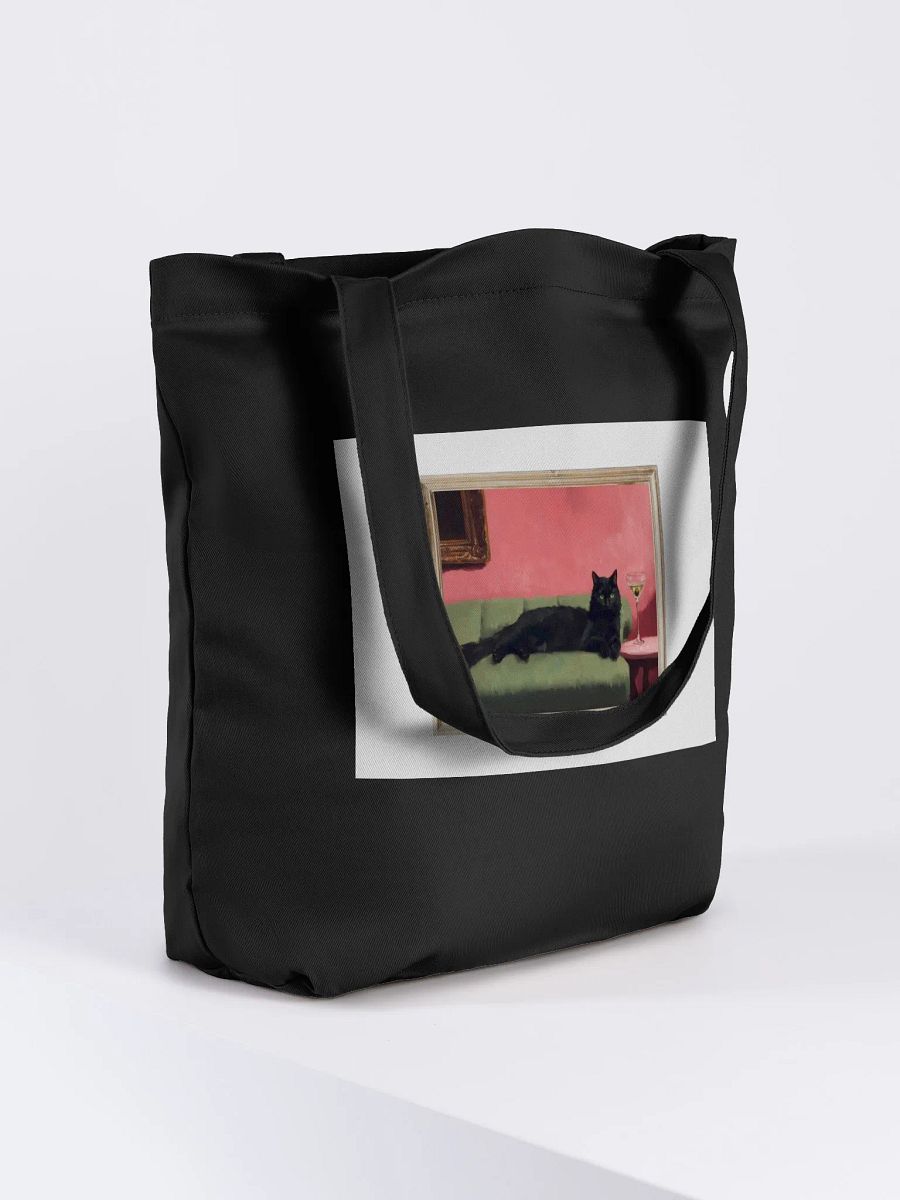 BLACK CAT ON COUCH NEXT TO MARTINI product image (4)