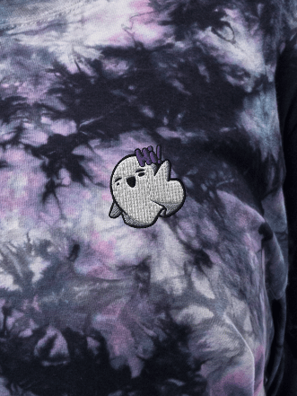 ghost hi embroidered tiedye tee product image (4)