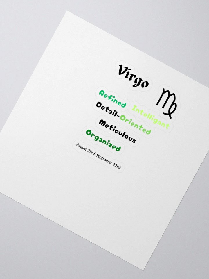 Virgo Stickers product image (4)