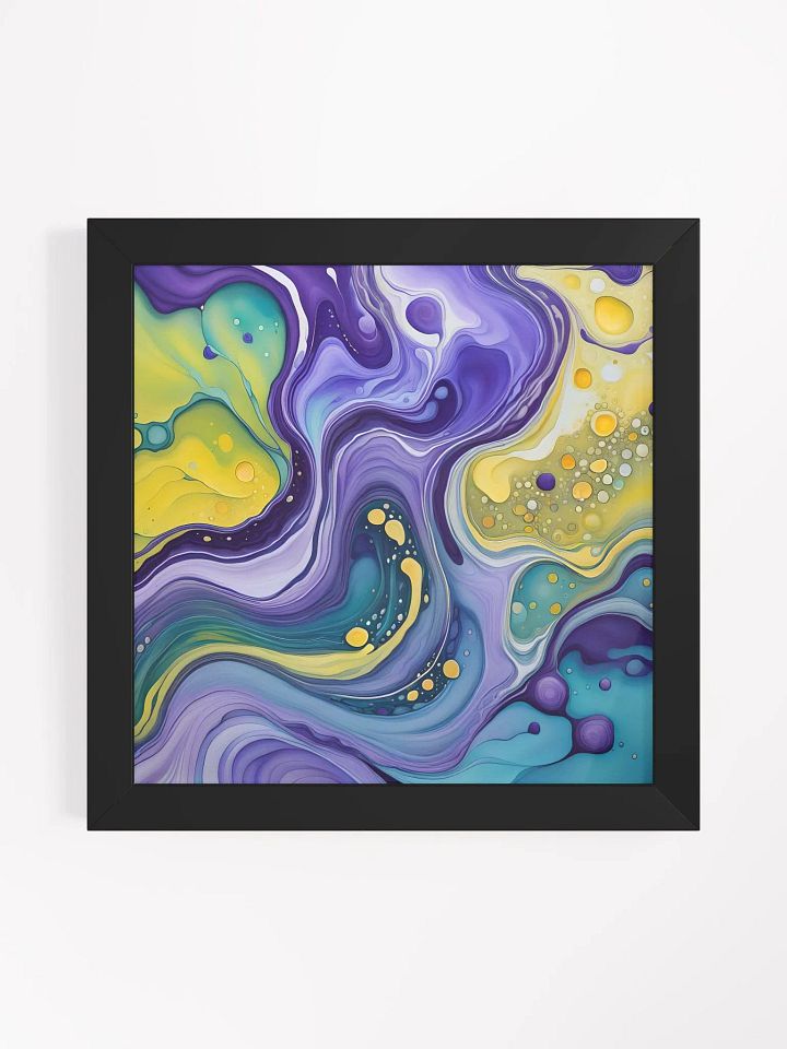 Cosmic Harmony Fluid Art Print product image (4)