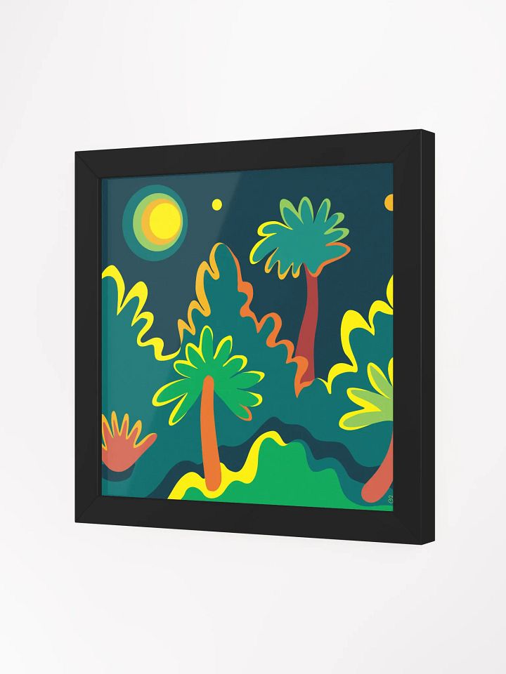 Tropical Dreams Framed Matte Poster - Abstract Landscape No. 1 product image (27)