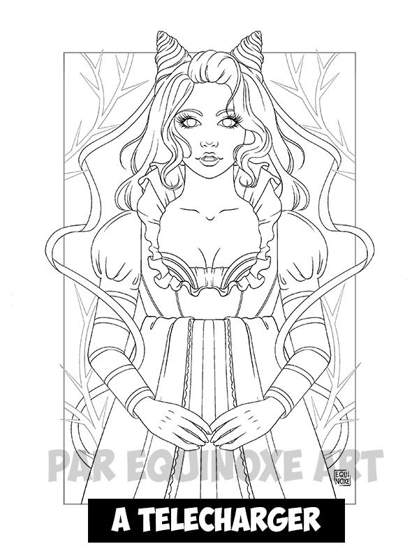 Planche de Coloriage Numérique Vampire product image (1)
