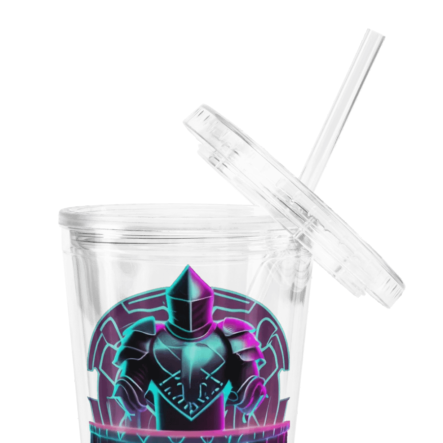 Blackknight513 Double Wall Clear Plastic Tumbler (16 oz) product image (5)